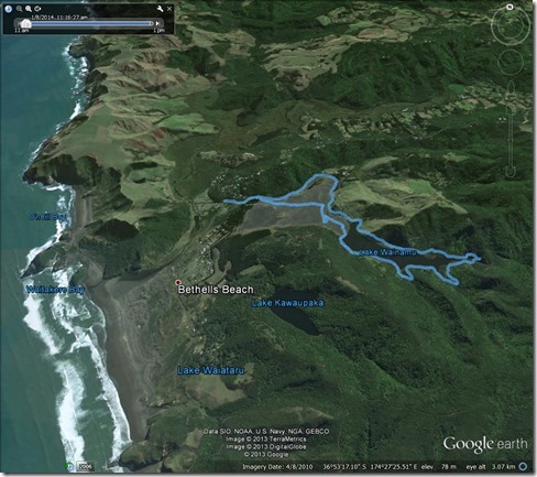 bethells beach dune track