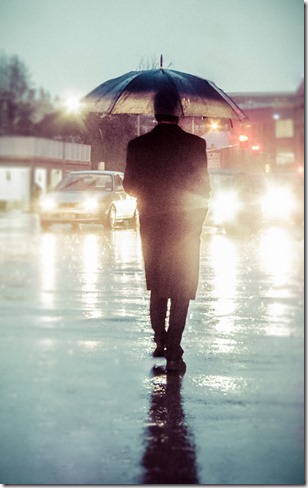 a wet walk